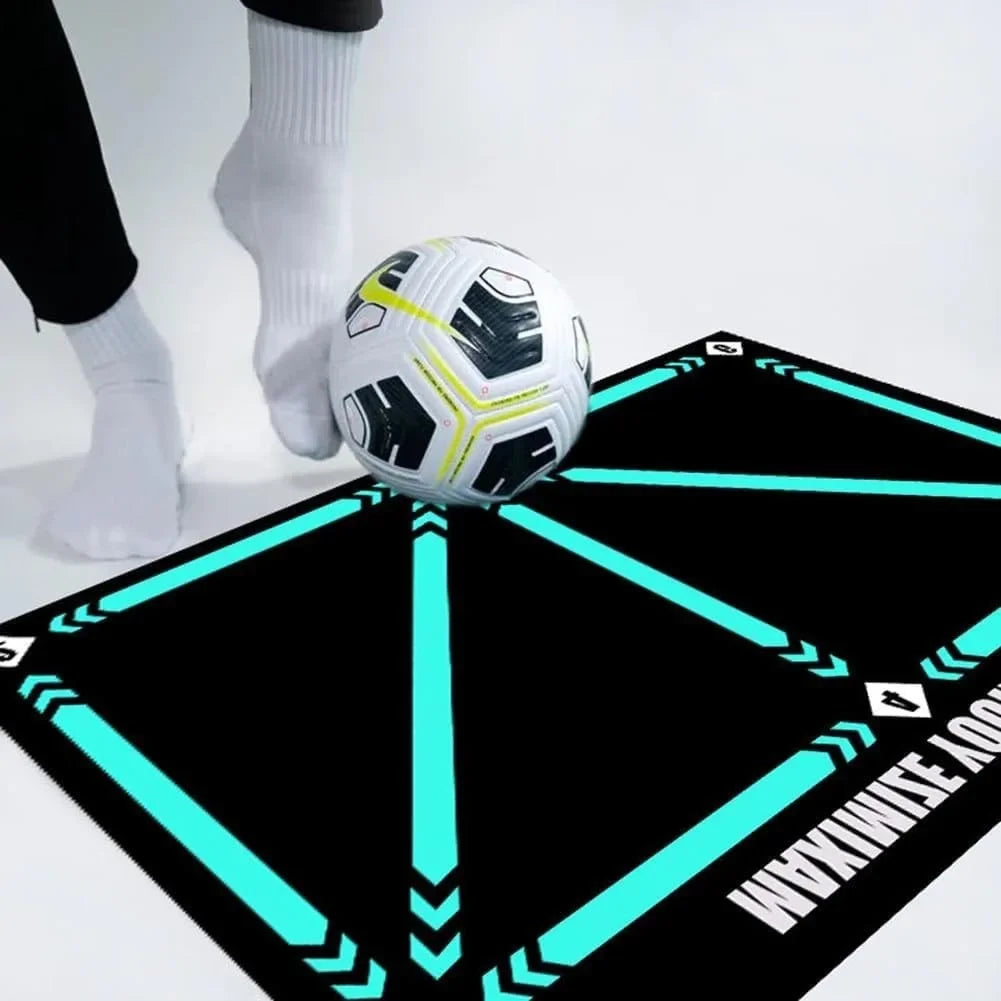 Football Training Mat Soccer Carpet Child Training Pack Indoor Foldable Kids Adults Dribble Non Slip Kids Adults Rug Soccer