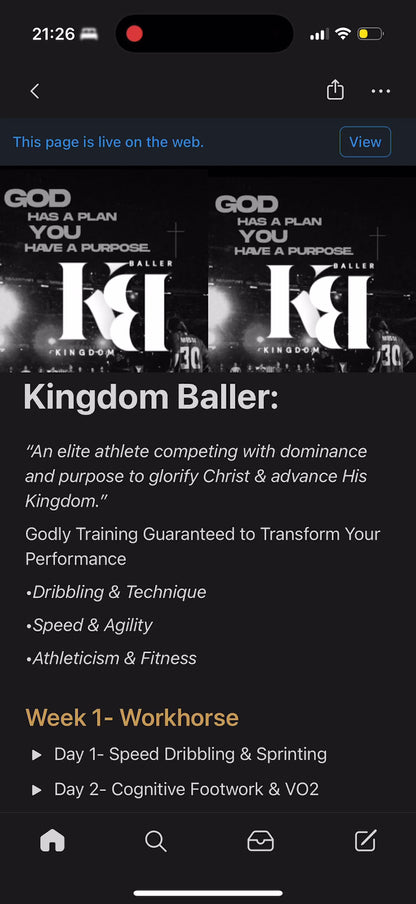 Kingdom Baller Program